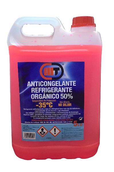 Toclim Anticongelante 50% G12 Rosa 5L
